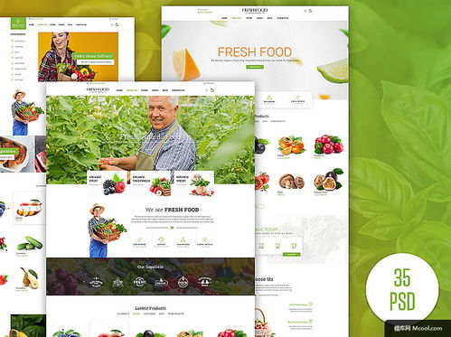 蔬菜水果 绿色有机食品 食品电子商务 电子商务 商务 购物 餐饮网页网页界面网页设计 餐饮网页网页界面网页设计